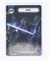 Star Wars Destiny Dice Building Game: Guard Q3 alt art promo card